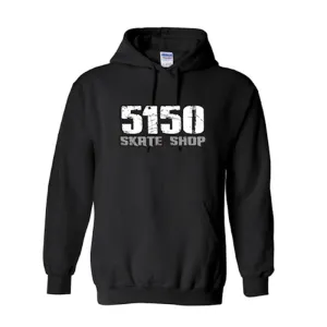 5150 Skate Shop Black Hoodies