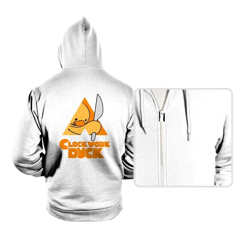 A Clockwork Duck - Hoodies