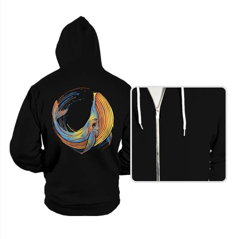 A Colorful Swim - Hoodies