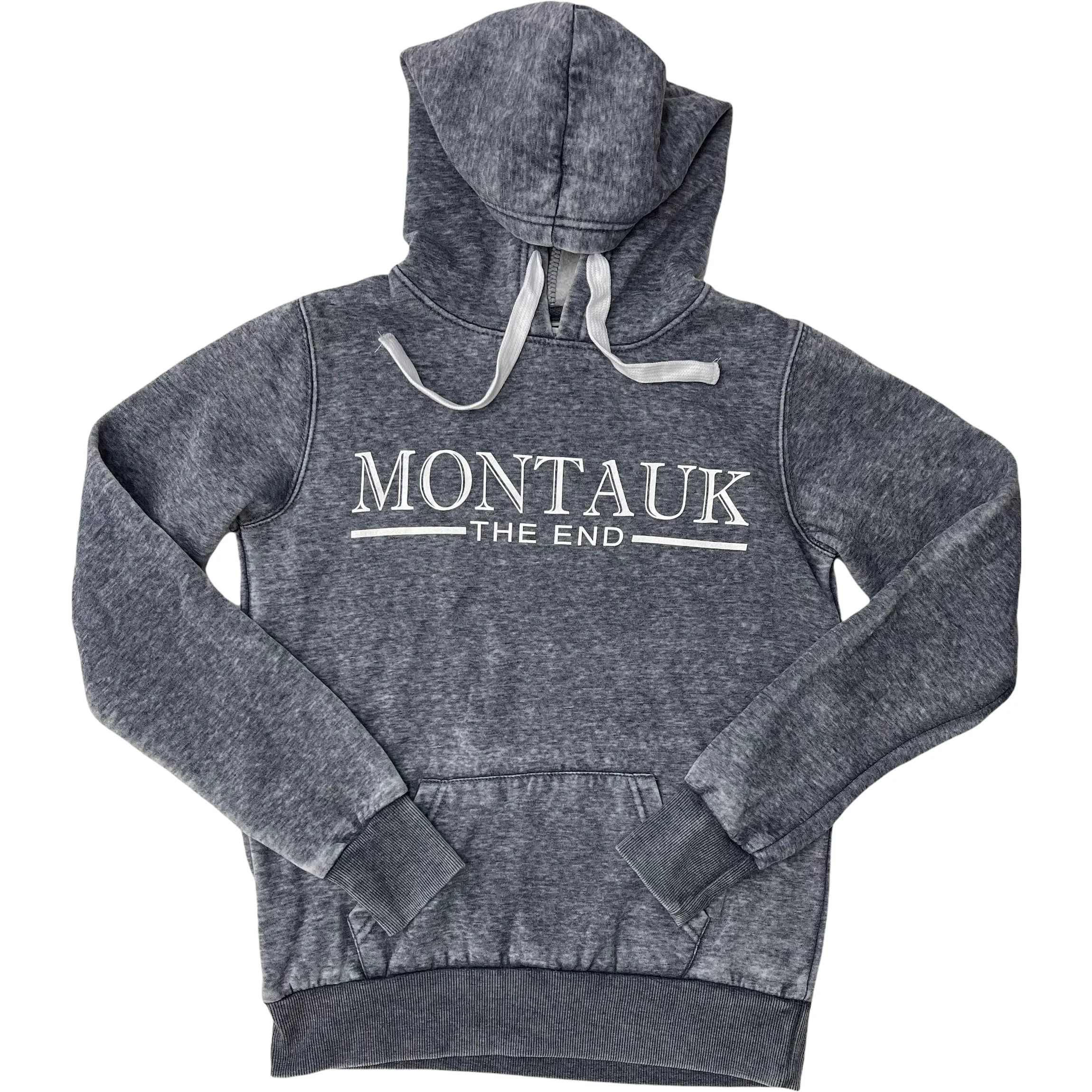 Adult Montauk The End Screen Printed Pullover Hoodie