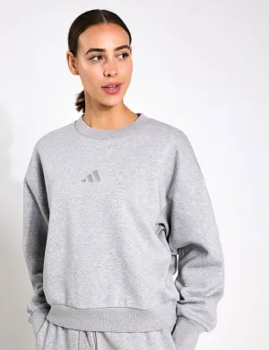 ALL SZN Fleece Loose Sweatshirt - Medium Grey Heather