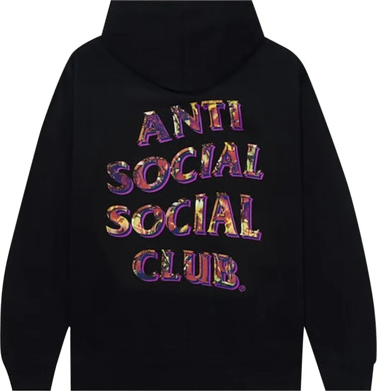 Anti Social Social Club Layer Lock Black Hoodie 'Black', black