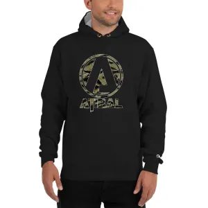 Atibal Tiger Stripe Shield Logo Hoodie