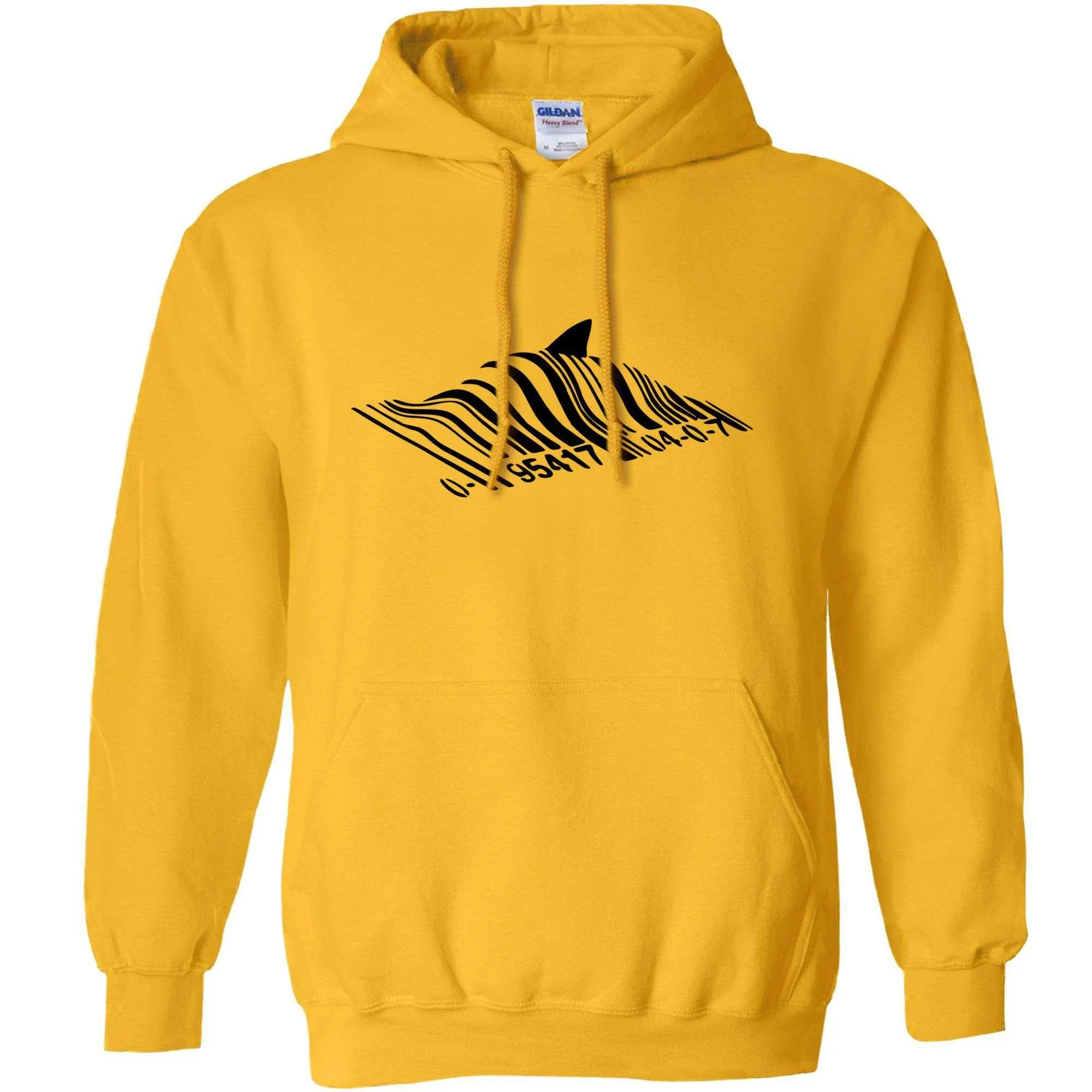 Banksy Barcode Shark Hoodie