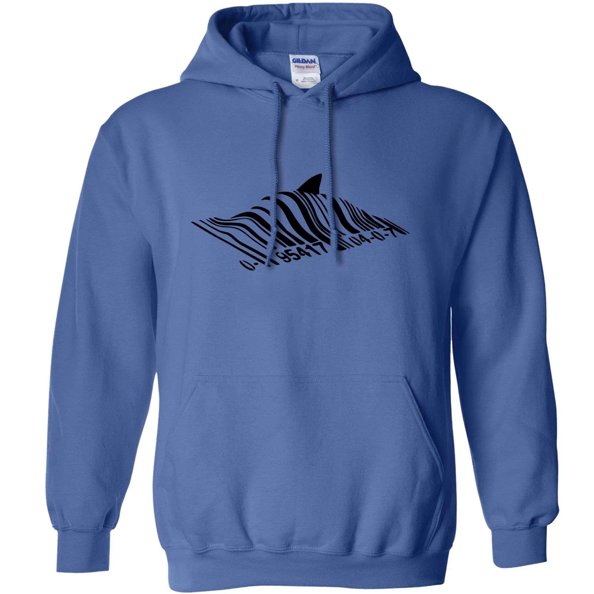 Banksy Barcode Shark Hoodie