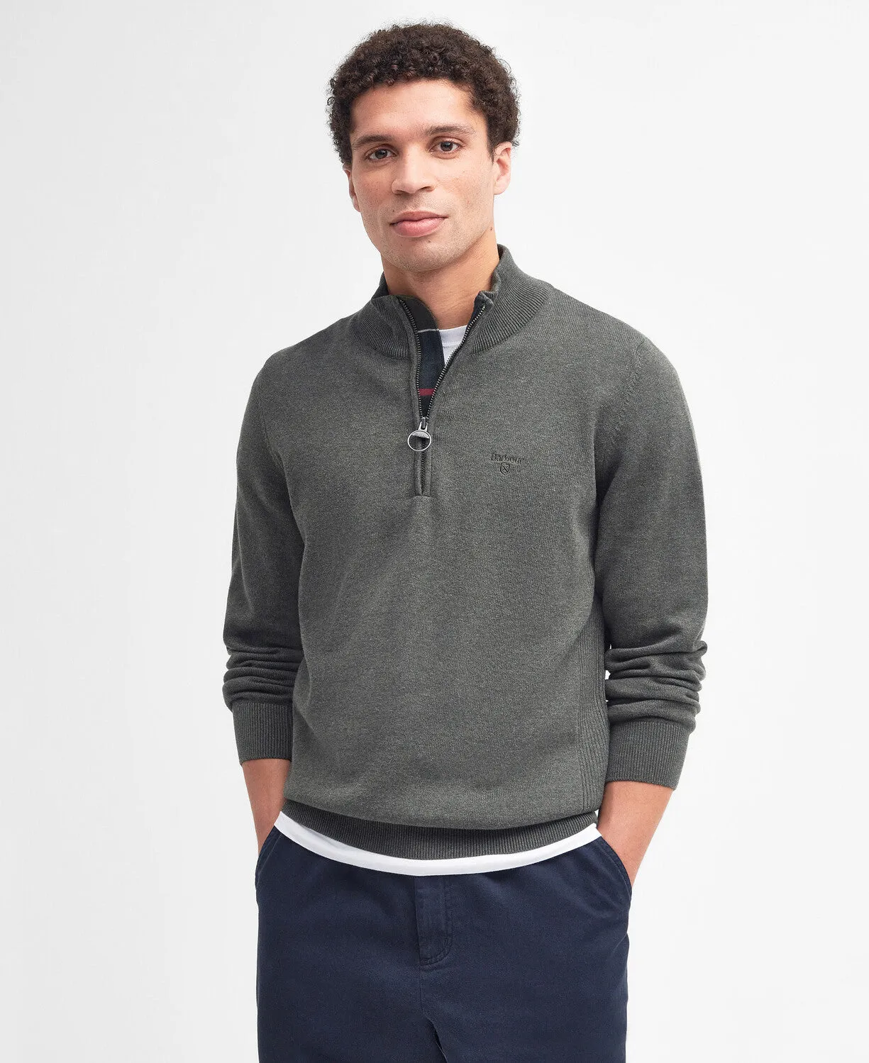 Barbour Cotton Half-Zip Jumper