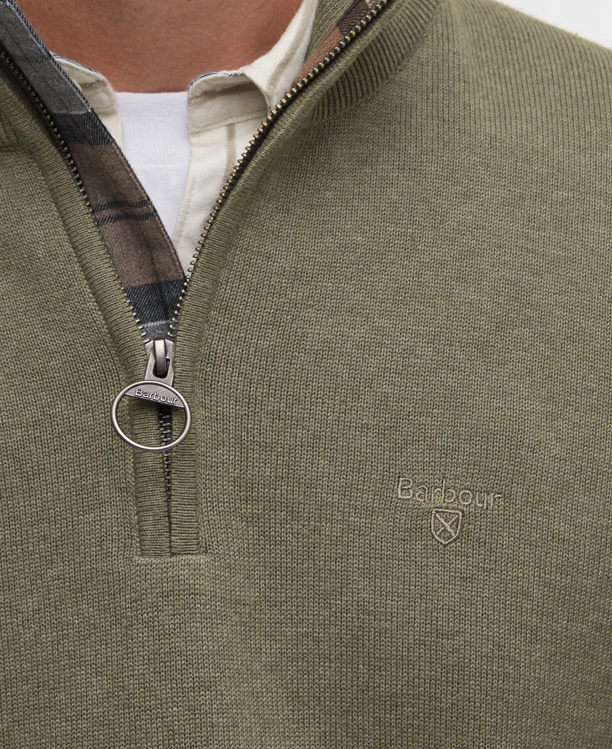 Barbour Cotton Half-Zip Jumper