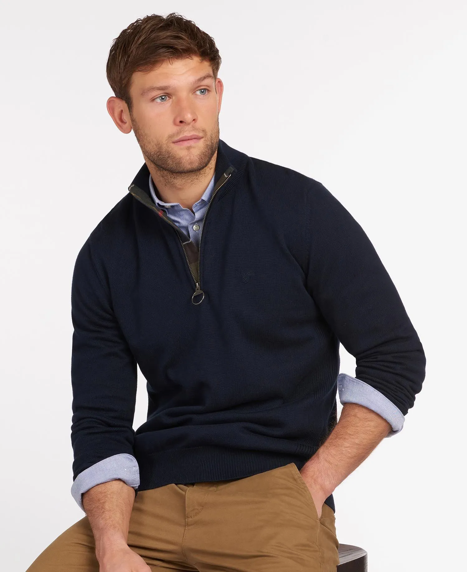 Barbour Cotton Half-Zip Jumper