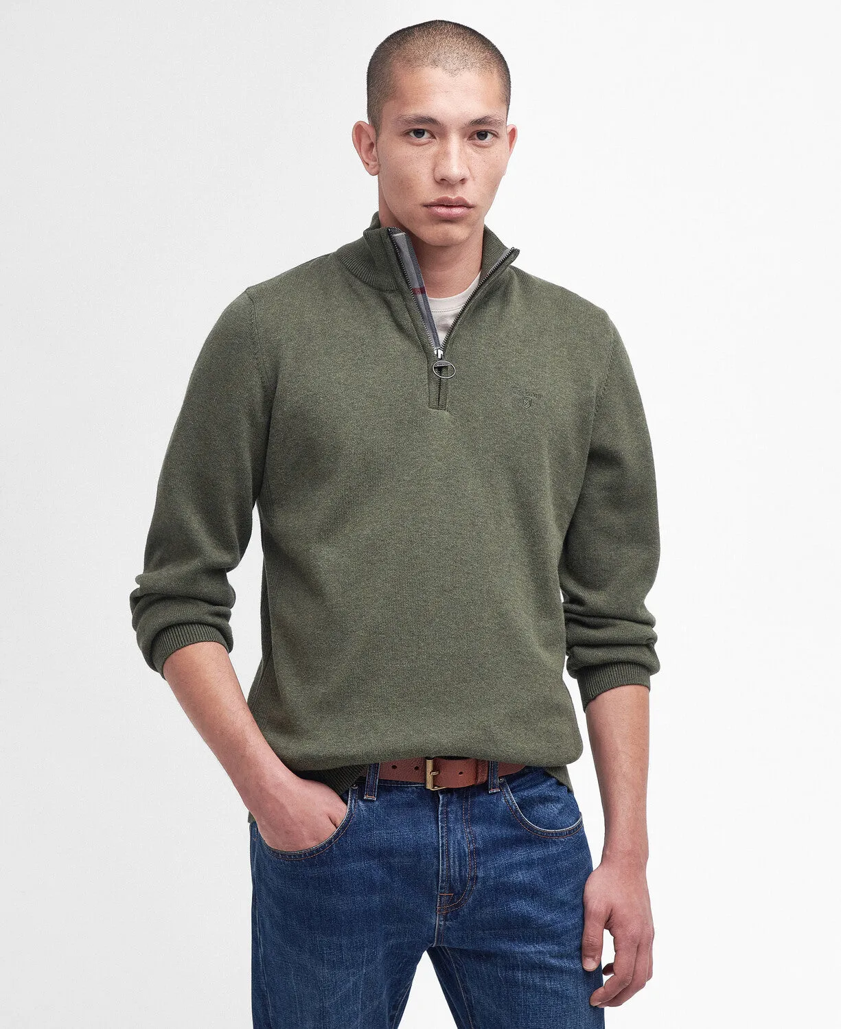 Barbour Cotton Half-Zip Jumper