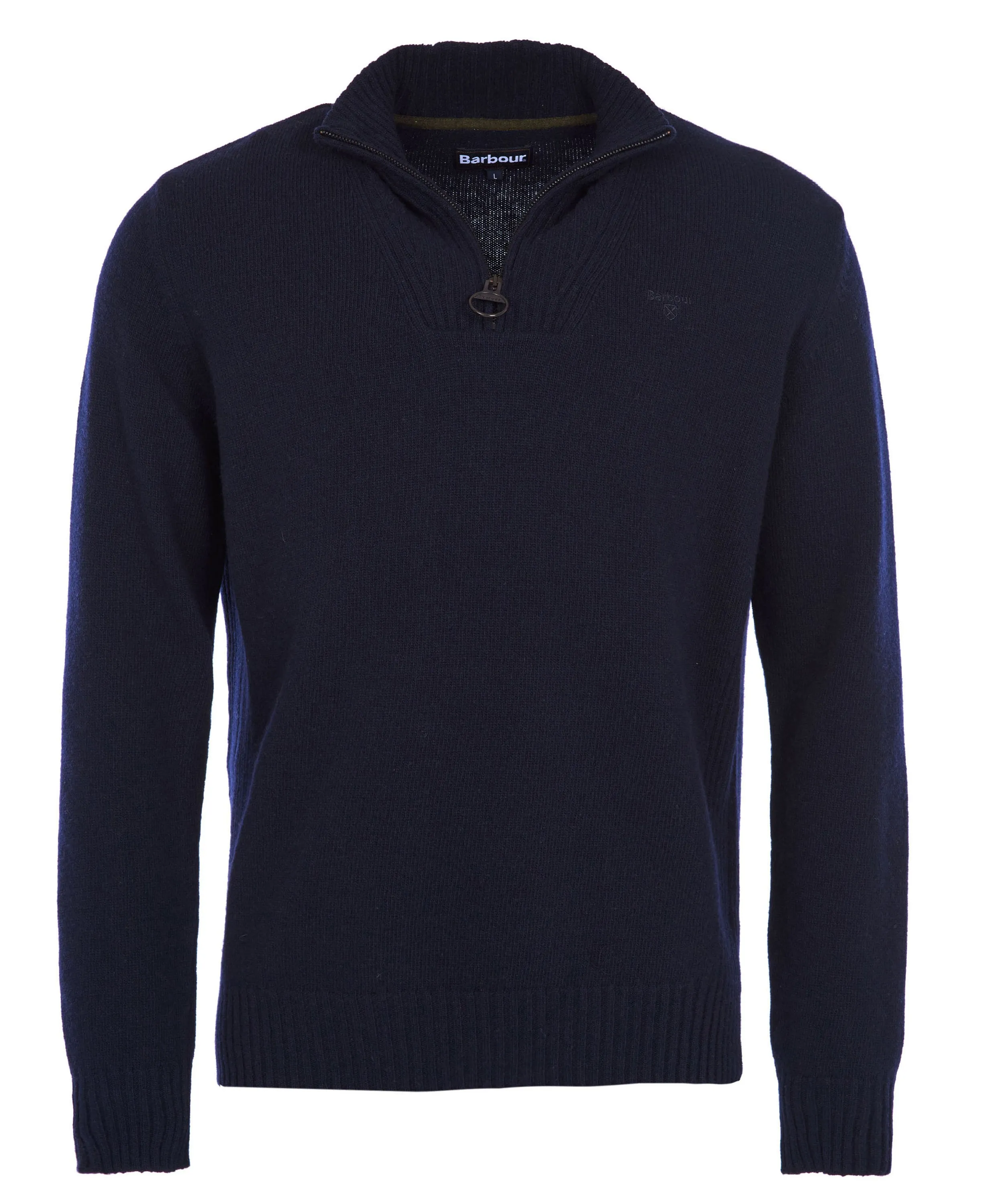 Barbour Essential Lambswool Half Zip Jumper