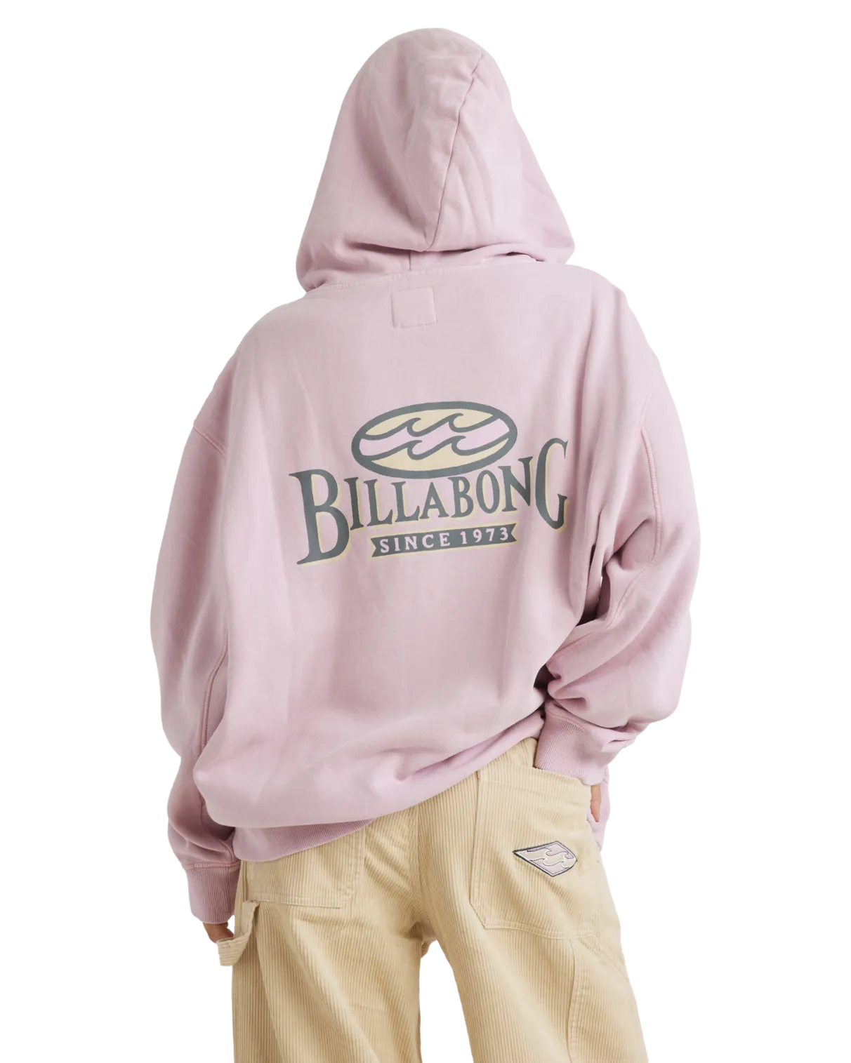 Beach Tour Hoodie in Chalk Pink