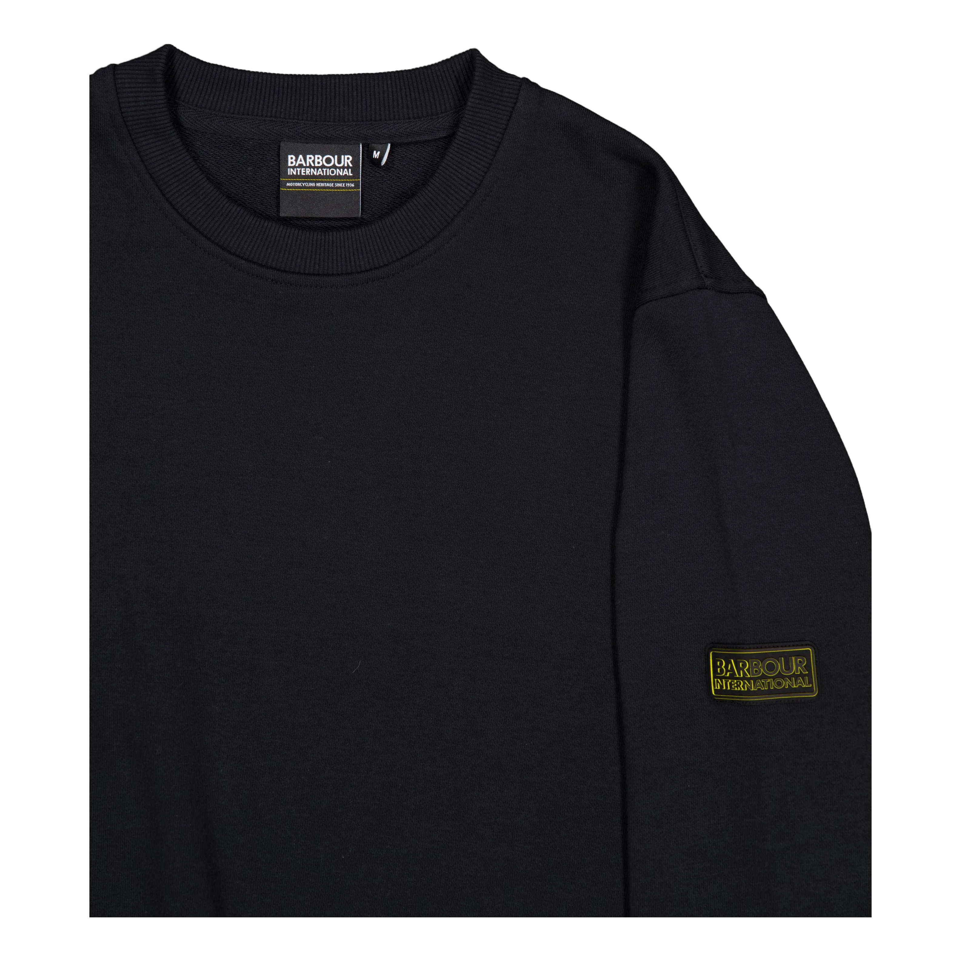 B.intl Outline Badge Crew Black