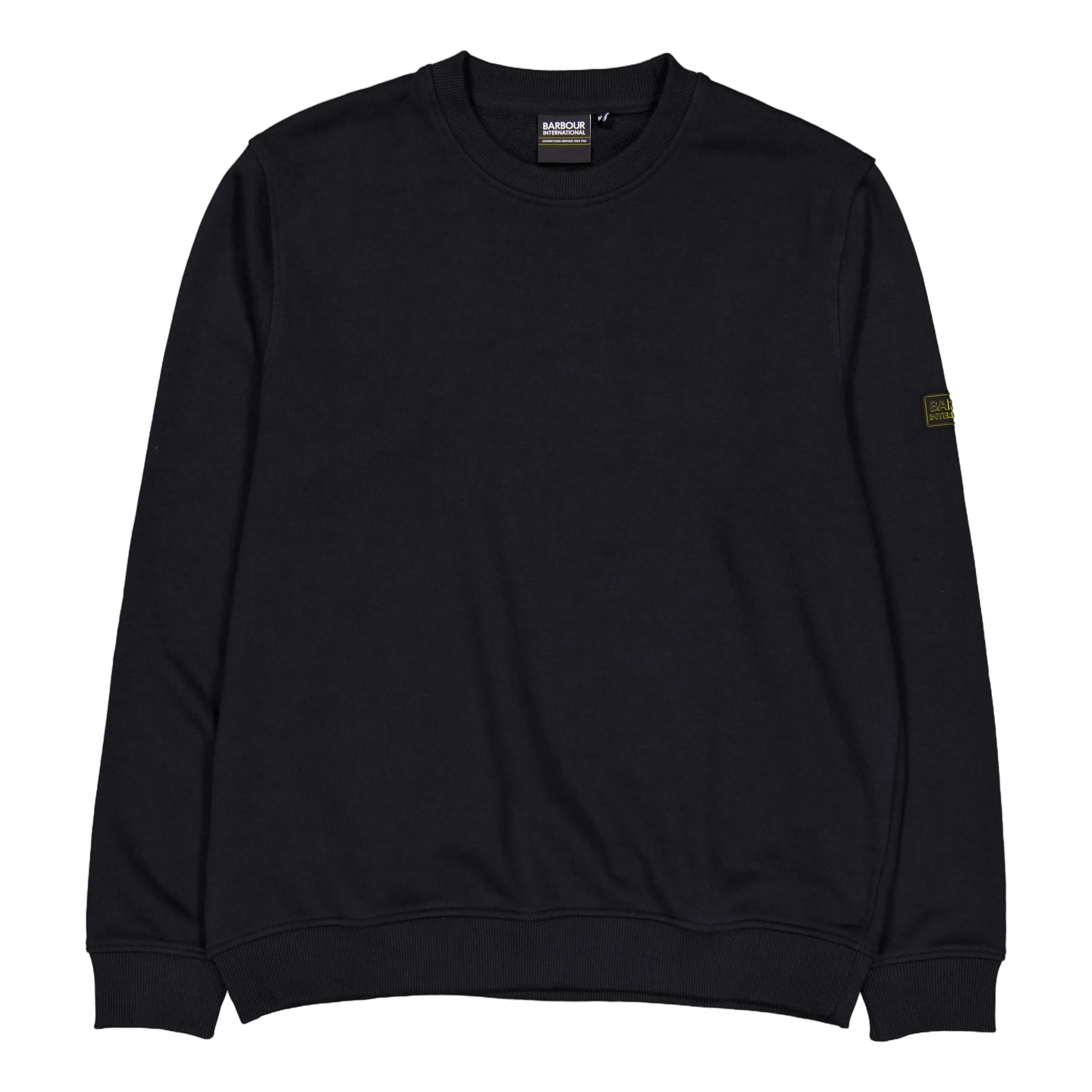 B.intl Outline Badge Crew Black