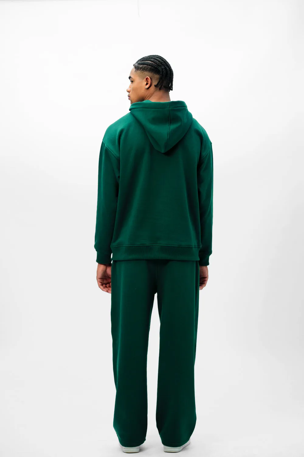 Bottle Green Wear A Hug Oversized Hoodie