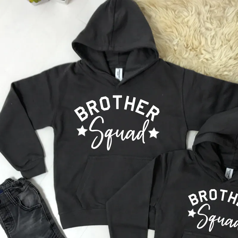 Brother Squad Star Hoodies Storm Grey (1-13 Years) (MRK X)