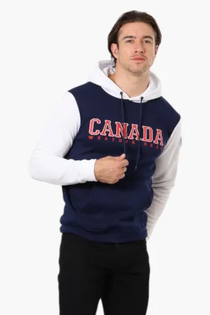 Canada Weather Gear Colour Block Hoodie - Navy