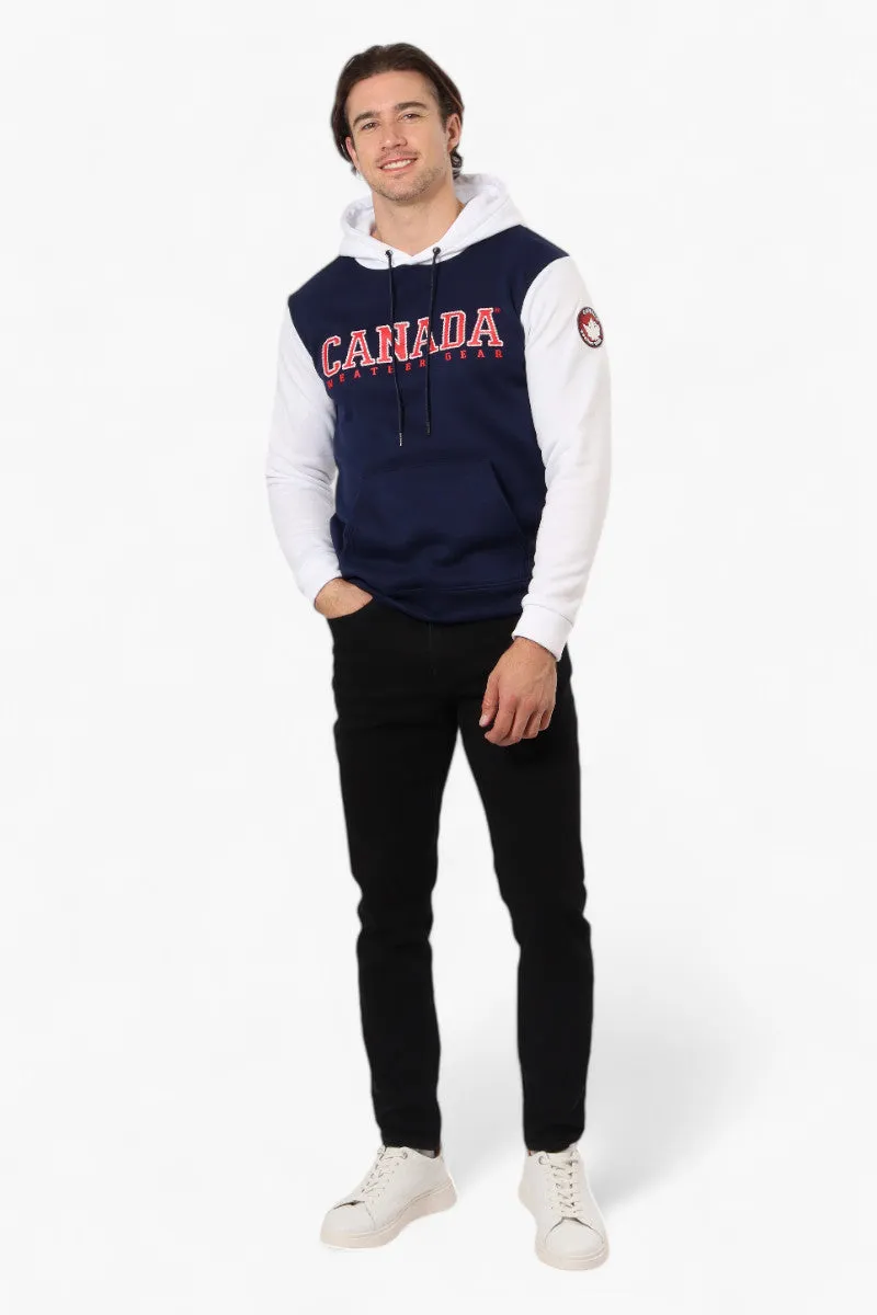 Canada Weather Gear Colour Block Hoodie - Navy