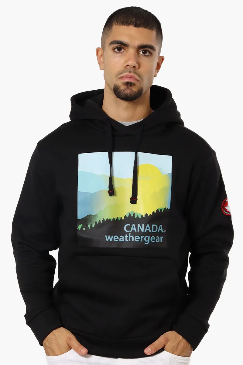 Canada Weather Gear Forest Graphic Hoodie - Black