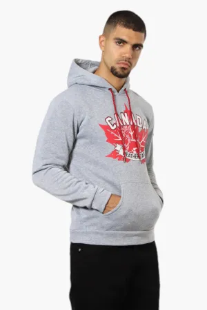 Canada Weather Gear Moose Print Hoodie - Grey