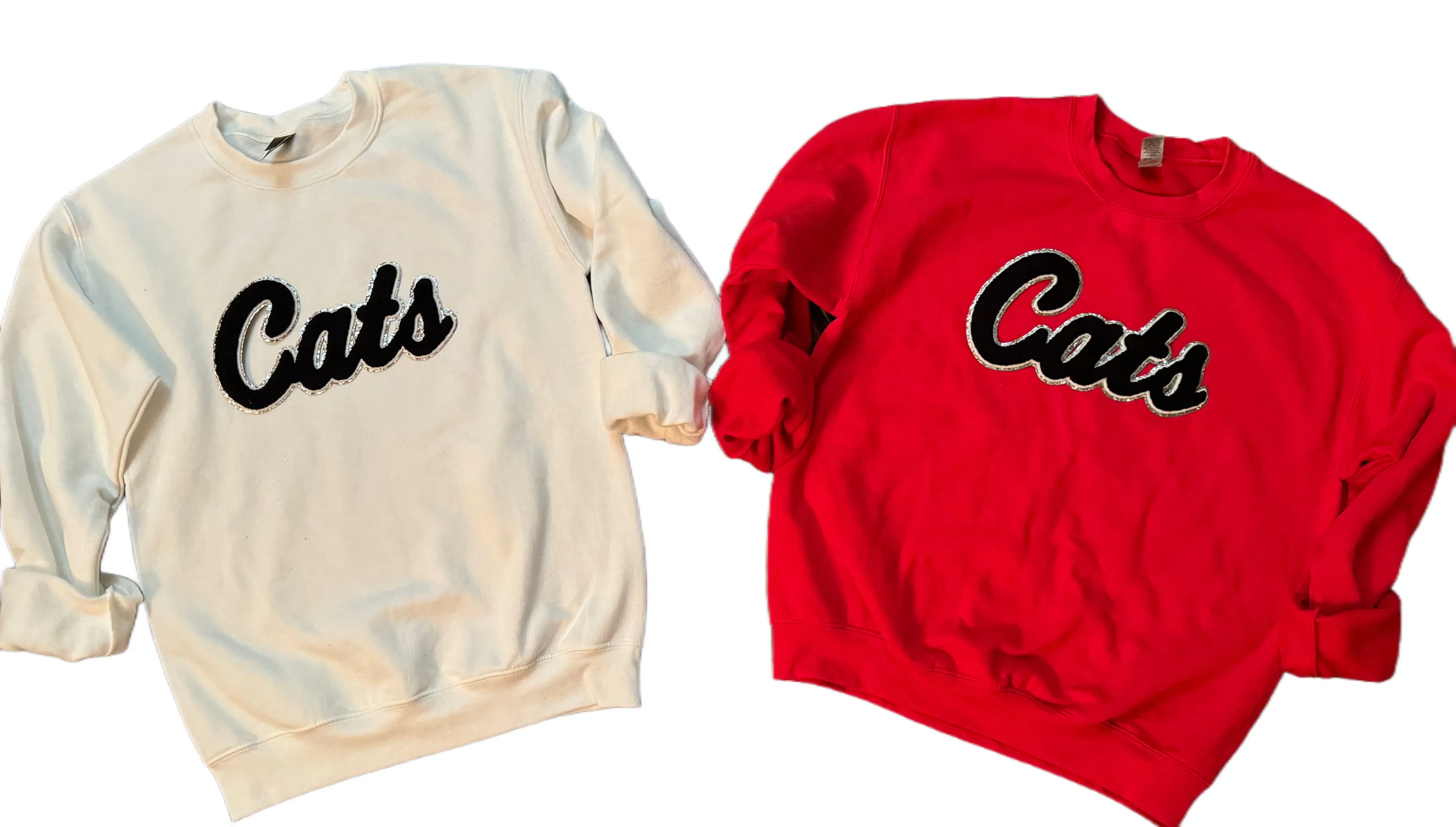 Cats Patch Sweatshirts (Various Color Options)