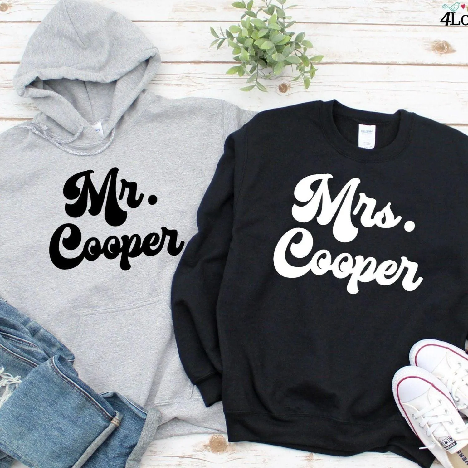 Custom Mr & Mrs [Last Name] Matching Sets: Vintage-Inspired Wedding, Unforgettable Gift Ideas