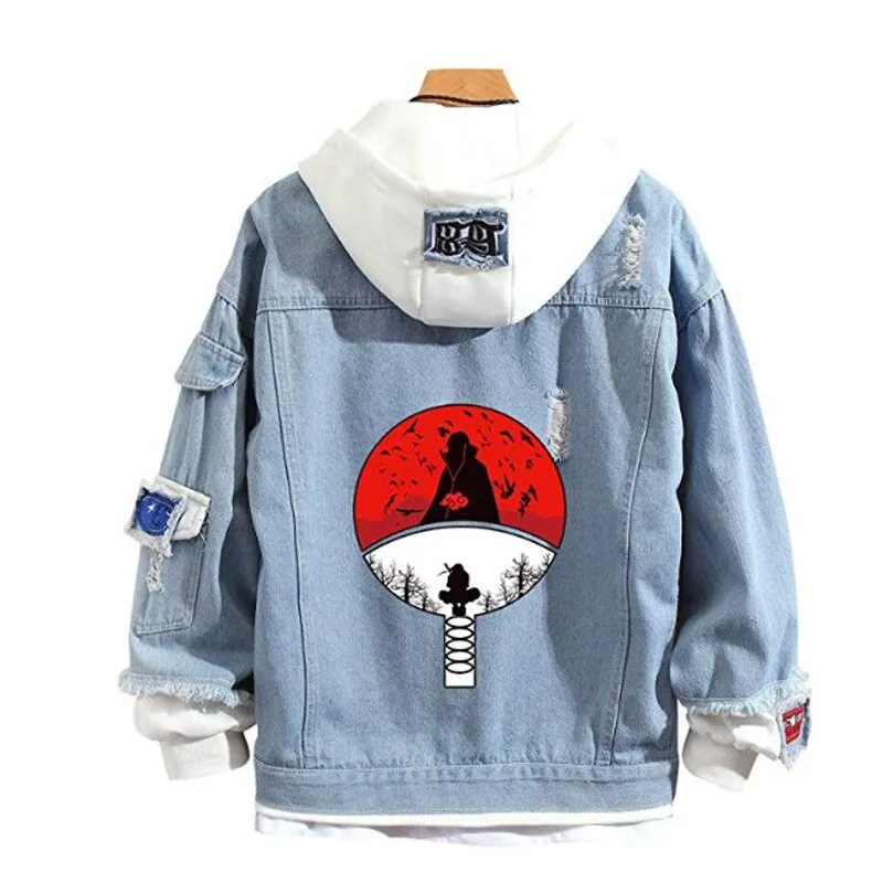 Denim Hoodie Set-2 Naruto (Variants Available)