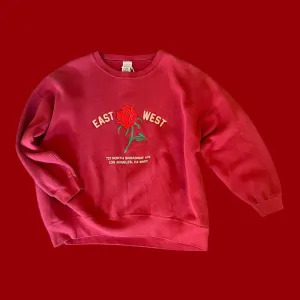 East West Rose Sweatshirt #9.6 Burgundy 3XL