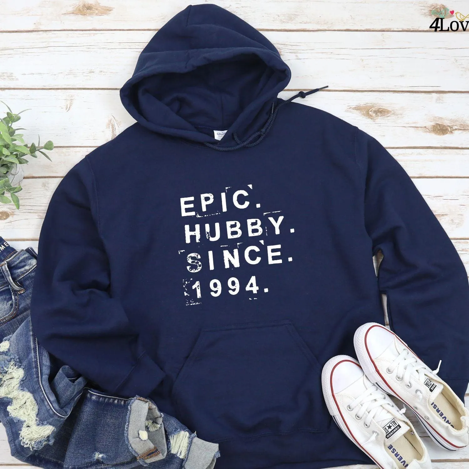 Epic Hubby & Wifey Since [Date] - Custom Matching Set for Couples' Outfits