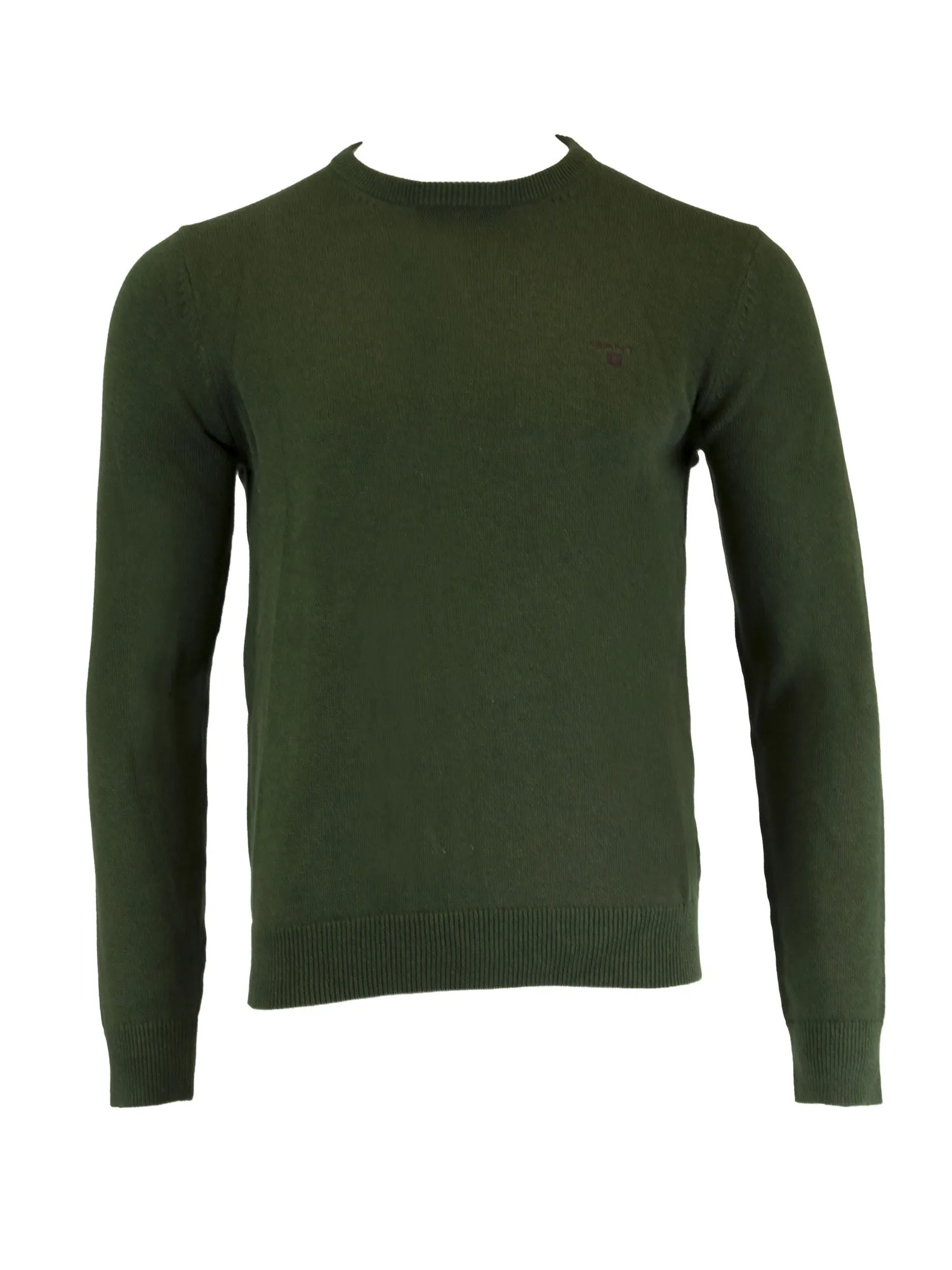 Gant Men's Contrast Cotton Crew Neck Sweater