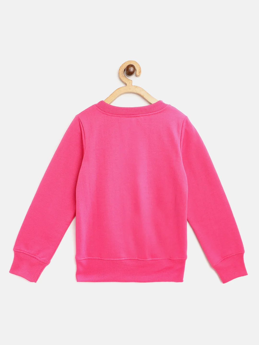 Girls Pink Kitty Sweatshirt