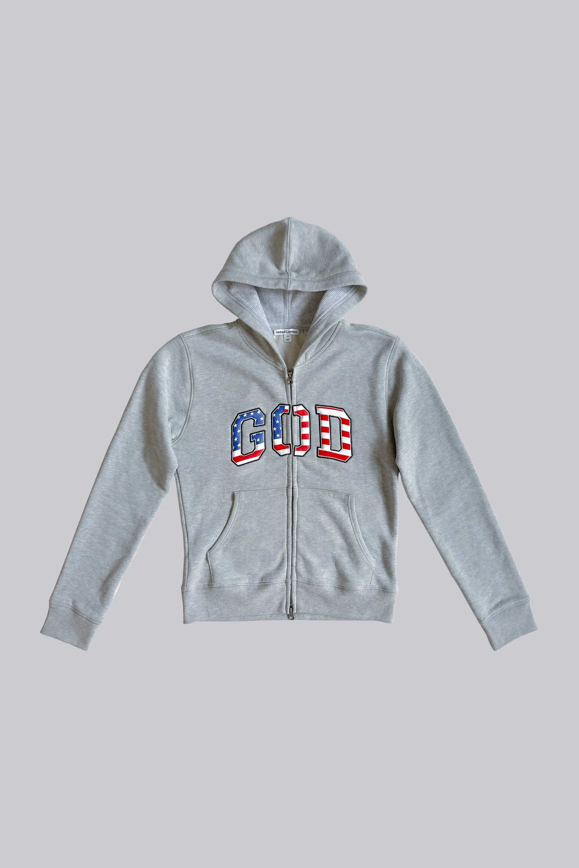 Grey Marl 'God' Mini Monster Hoodie