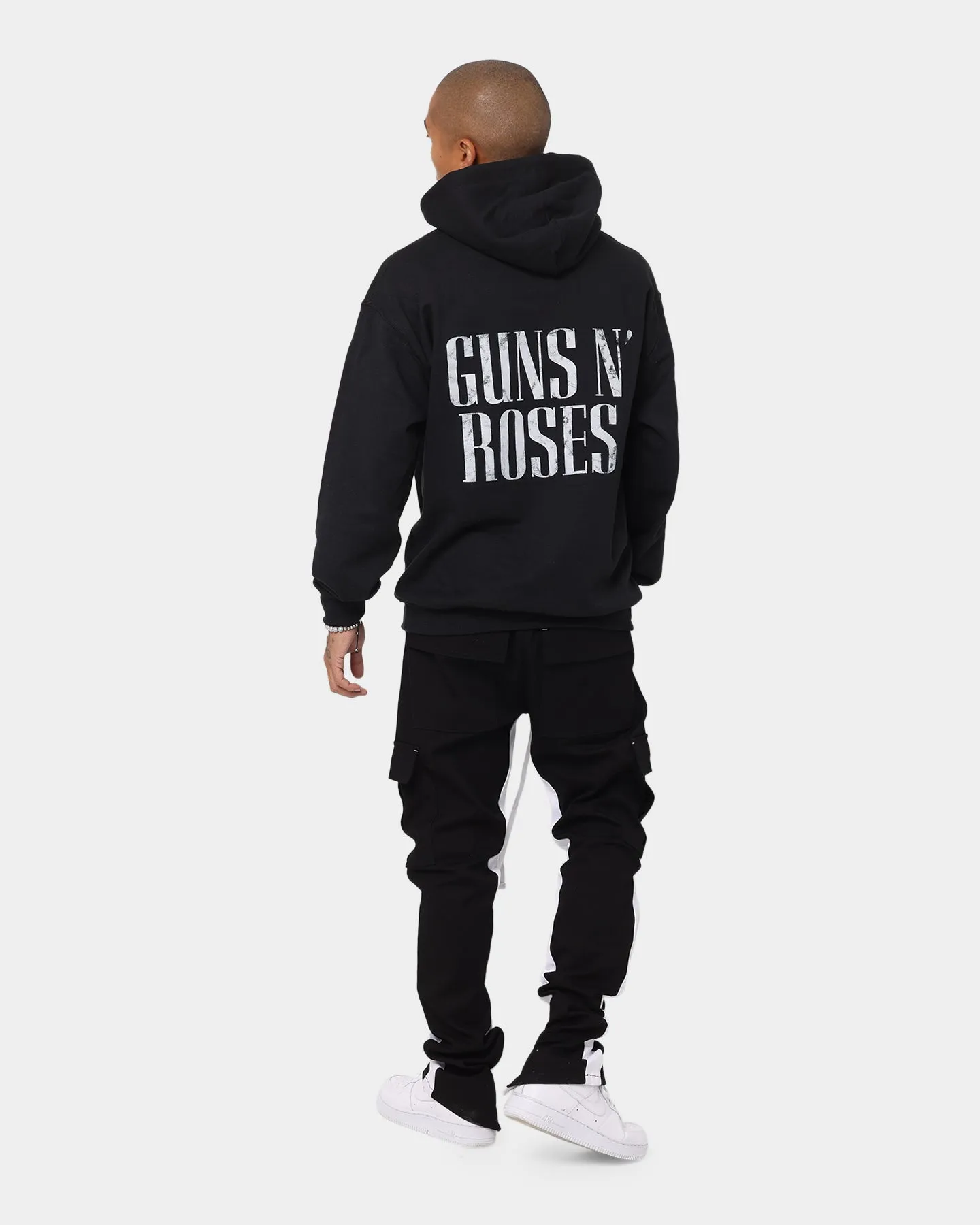 Guns N Roses Many Skull Hoodie Black