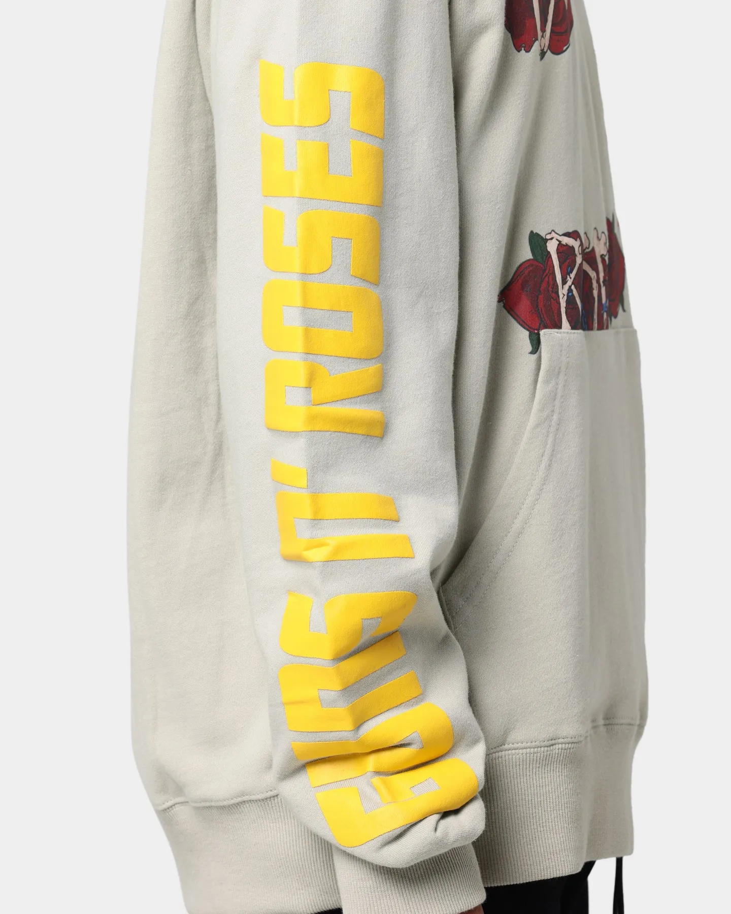 Guns N Roses Roses Hoodie Beige