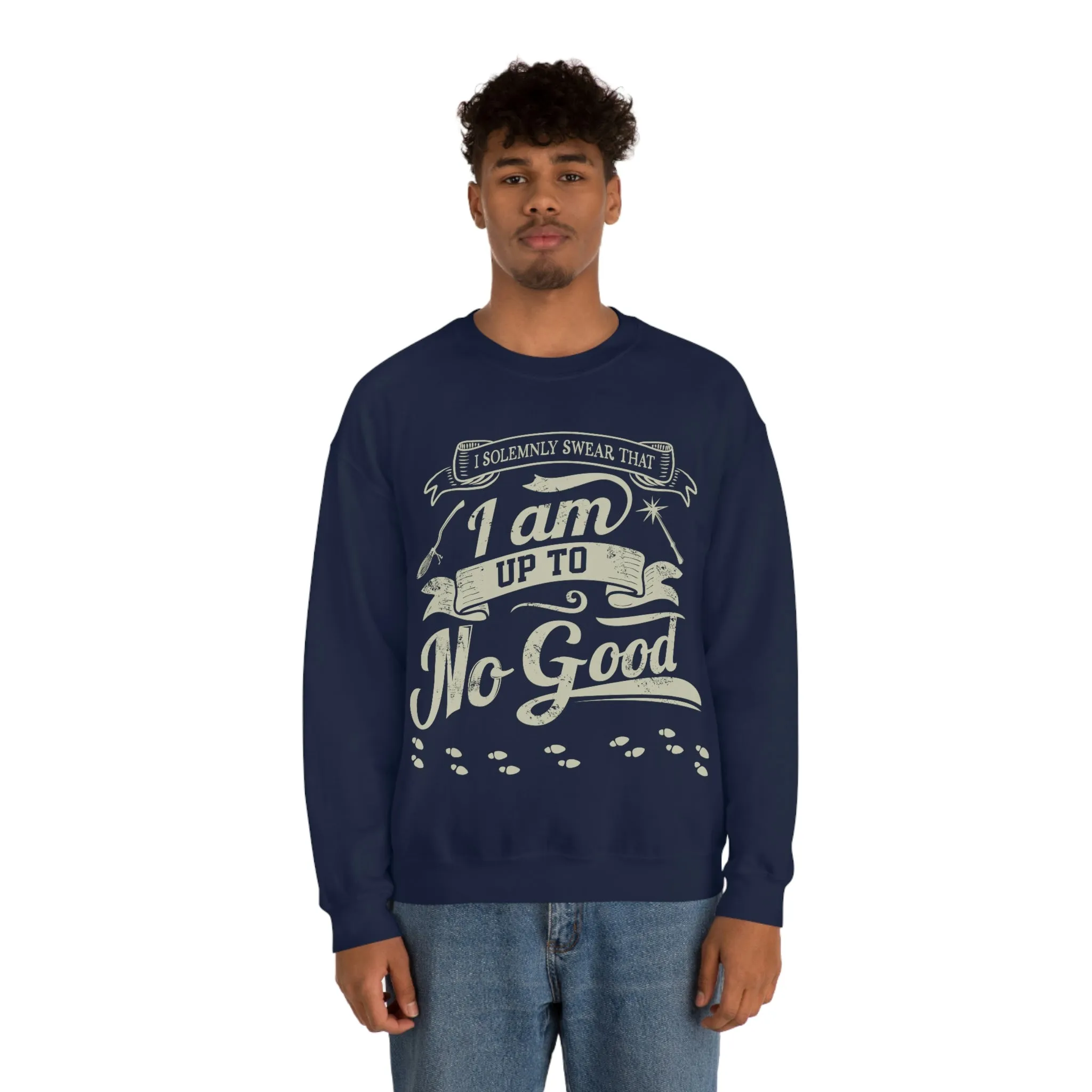 I solemnly swear - Adult Crewneck Sweatshirt