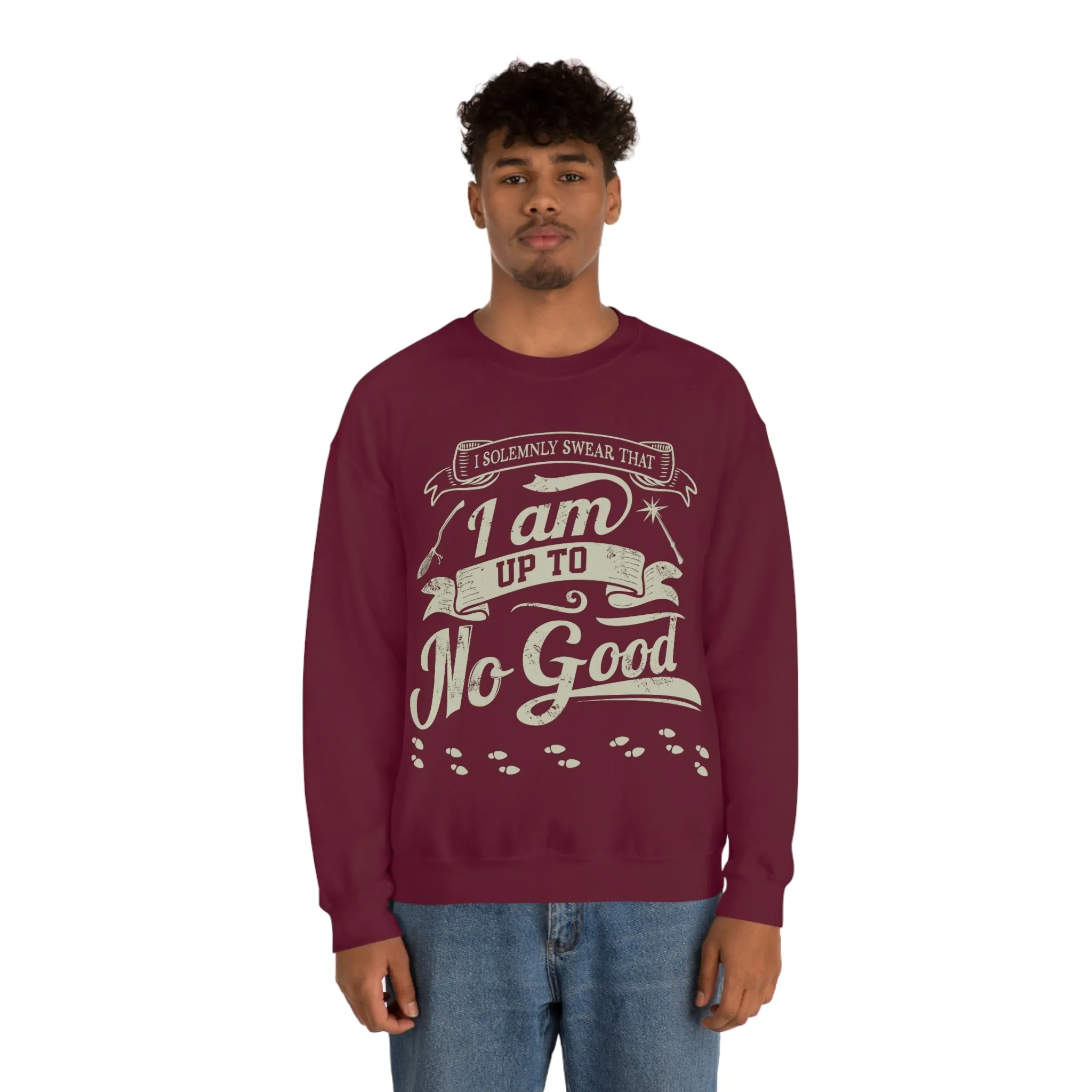 I solemnly swear - Adult Crewneck Sweatshirt