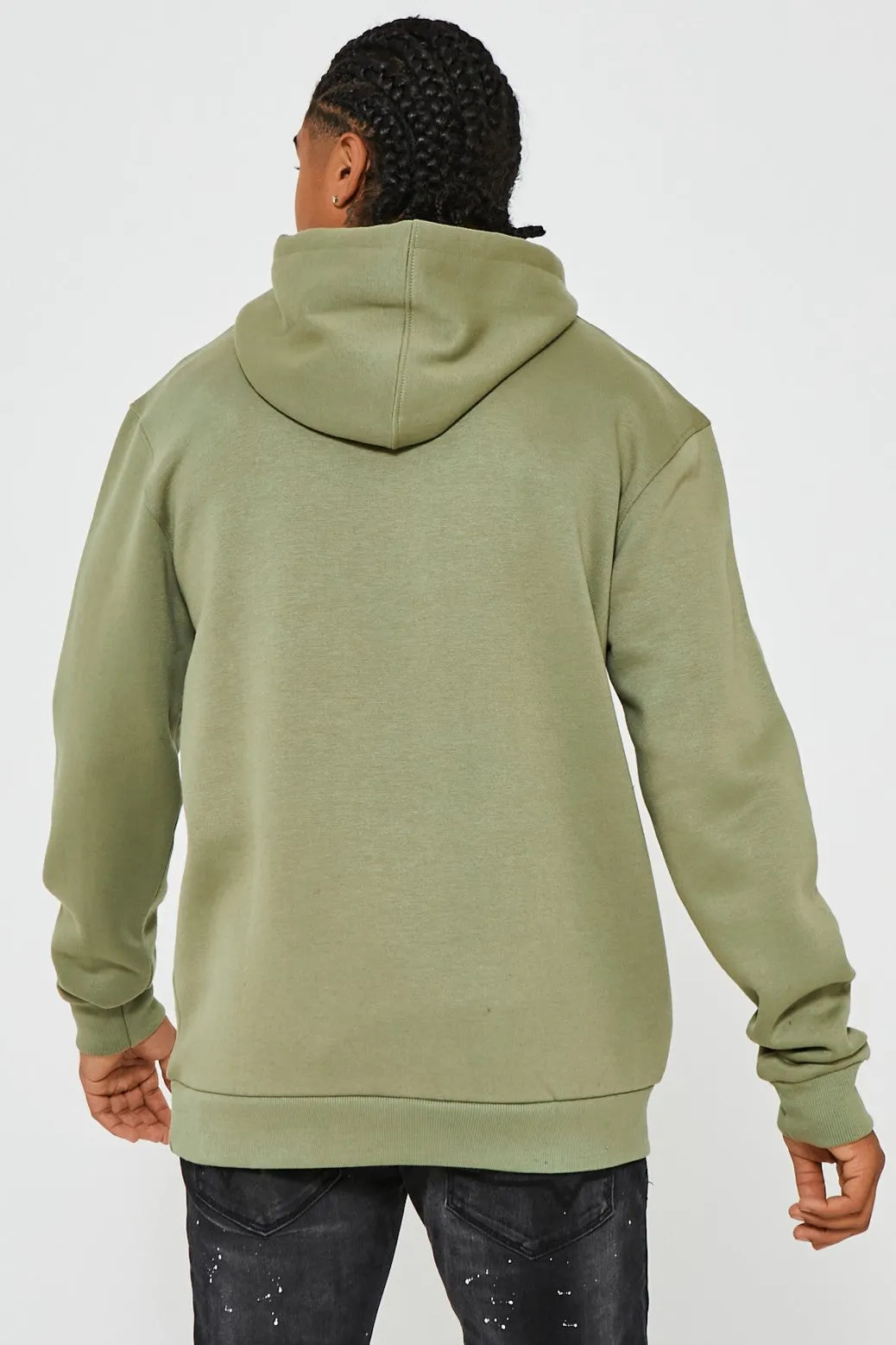 Ireton Fleece Hoodie - Khaki