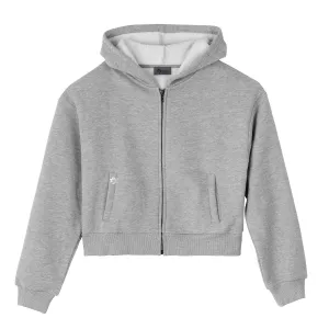 MARILAG Sherpa-Lined Hoodie Tracksuit Set Gray