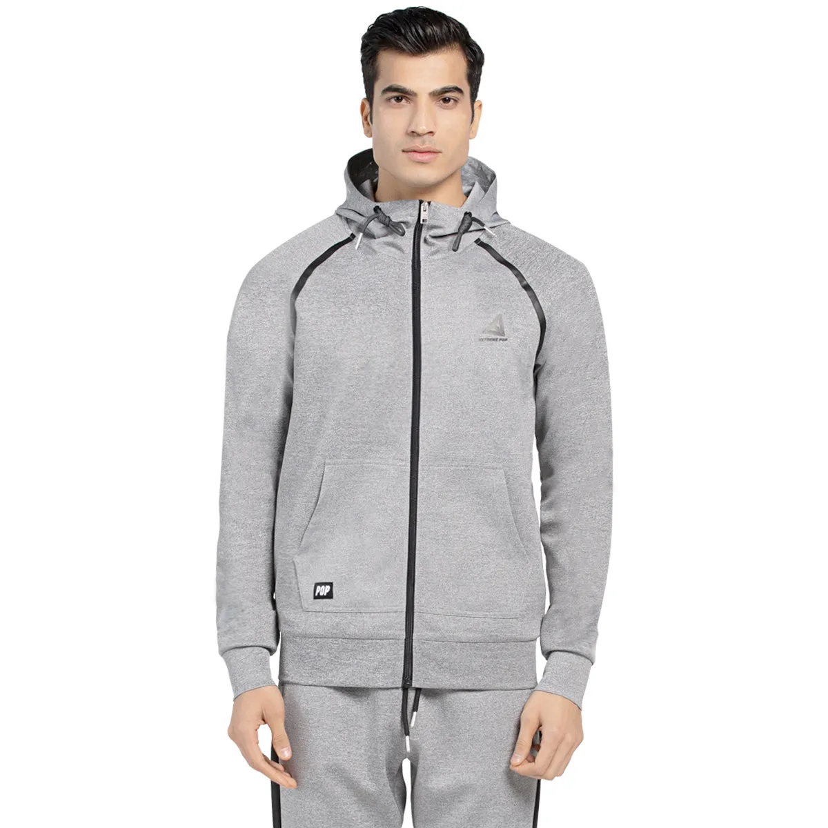 Men's Raglan Zip-Up Hooded Sweatshirts