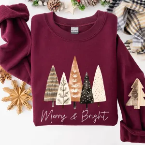 Merry and Bright Xmas Sweatshirt