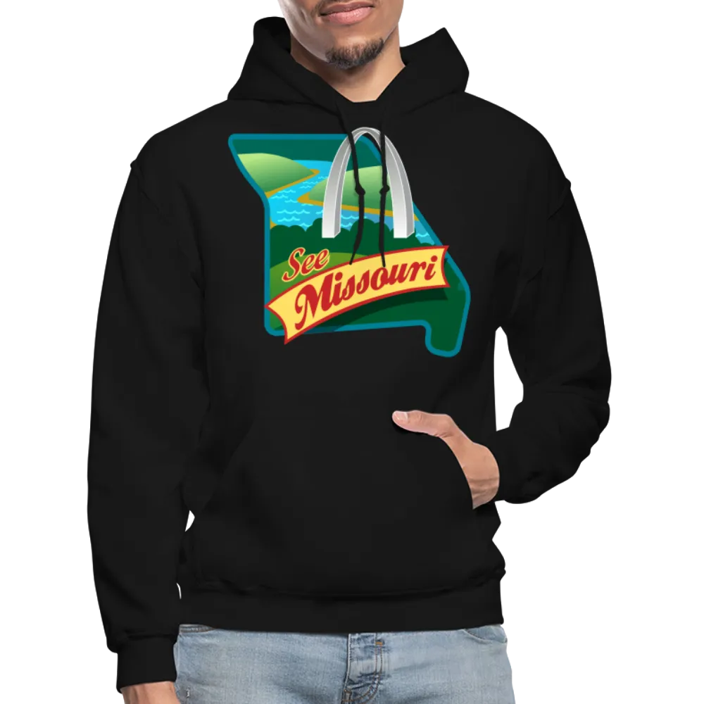 Missouri Whimsical State Logo Heavy Blend Adult Hoodie