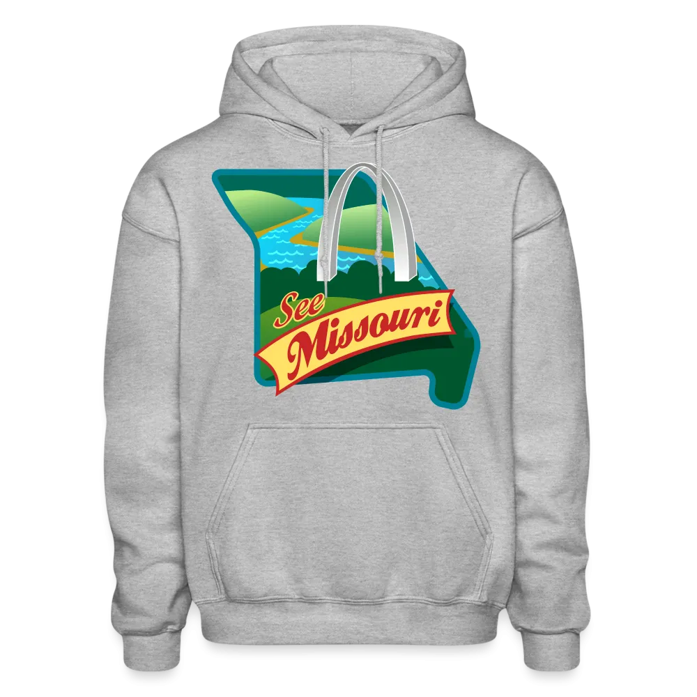 Missouri Whimsical State Logo Heavy Blend Adult Hoodie