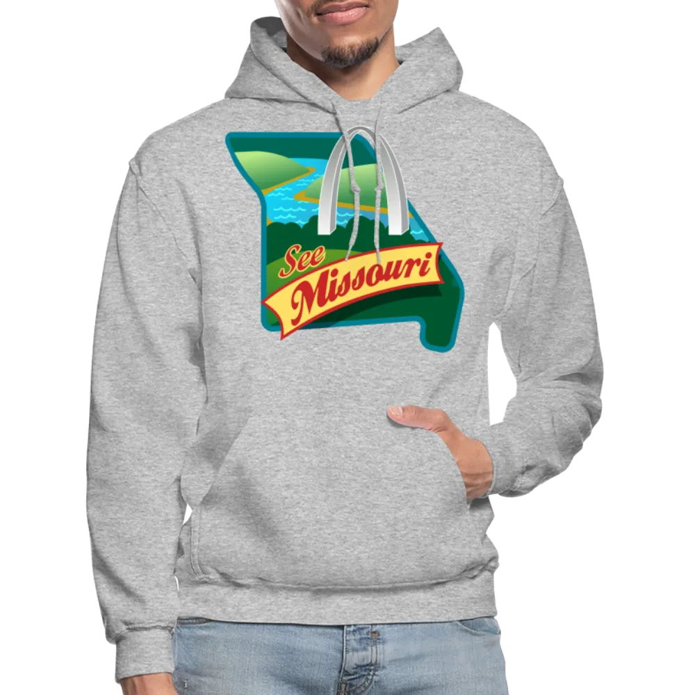 Missouri Whimsical State Logo Heavy Blend Adult Hoodie