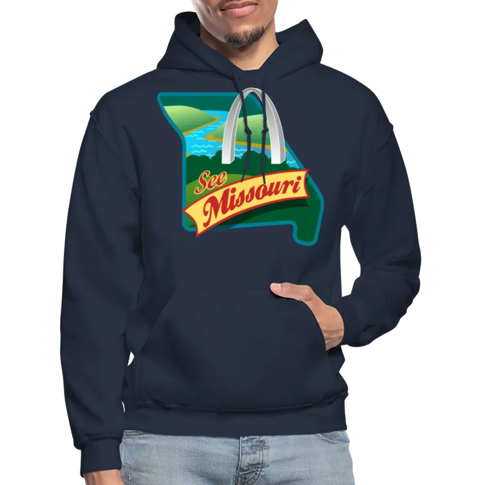 Missouri Whimsical State Logo Heavy Blend Adult Hoodie