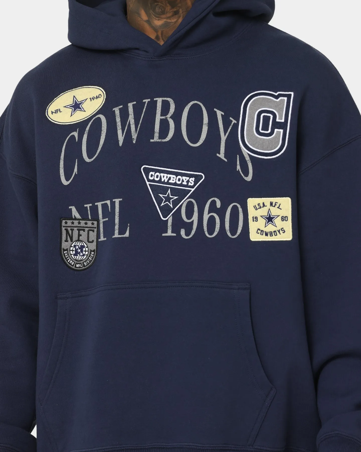 Mitchell & Ness Dallas Cowboys Touchline Hoodie Navy