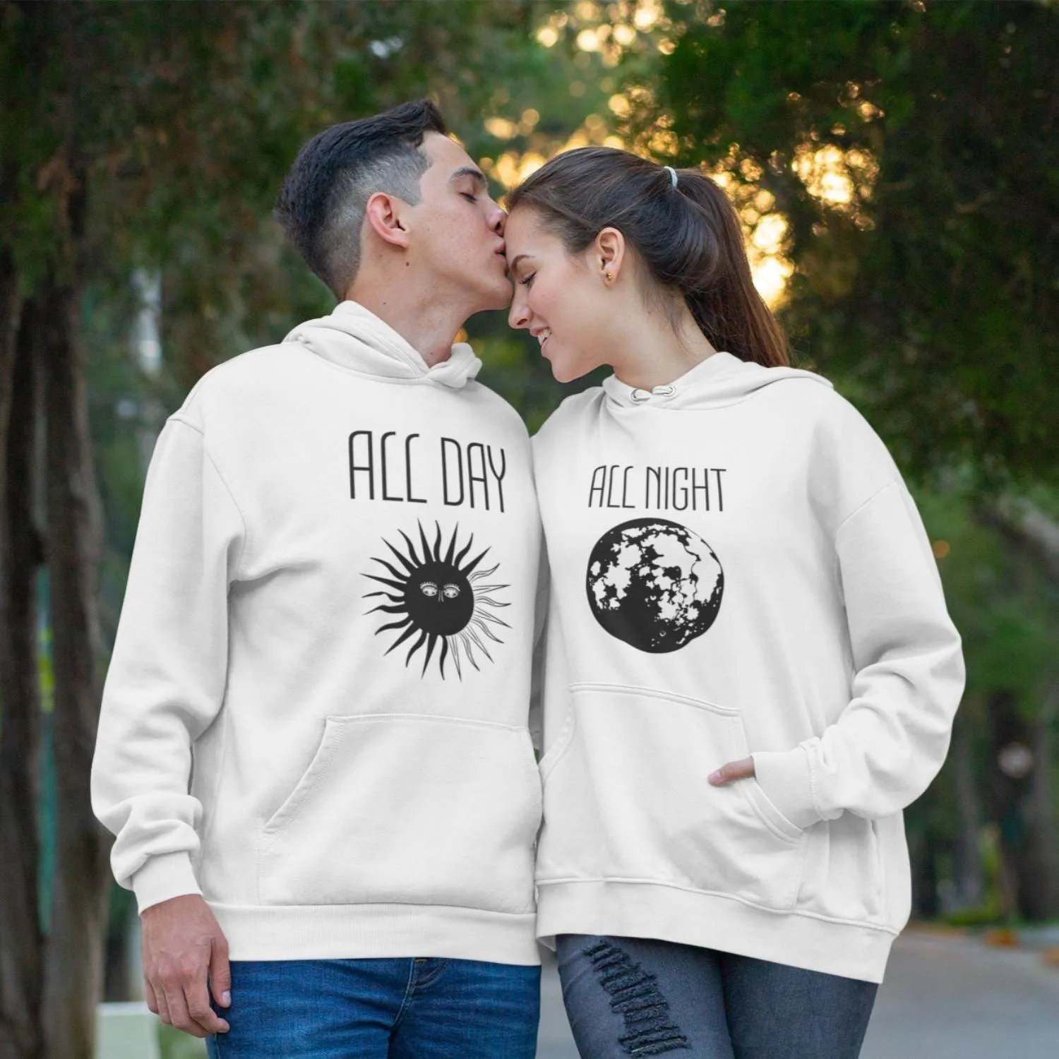 Moon Sun Matching Set: All Night/All Day Gifts for Couples, Perfect Wedding Presents