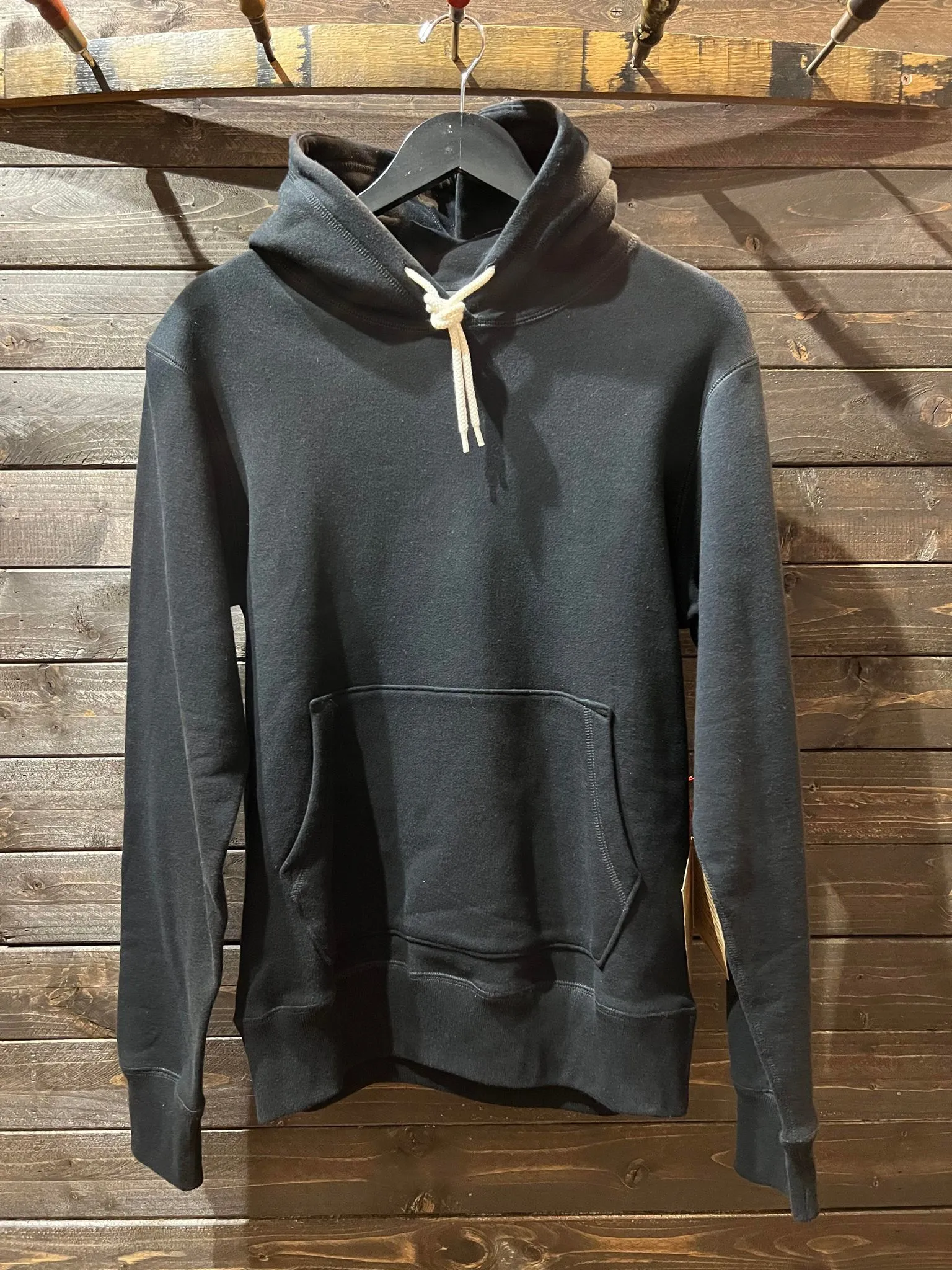 Naked and Famous- Pullover Hoodie- Black