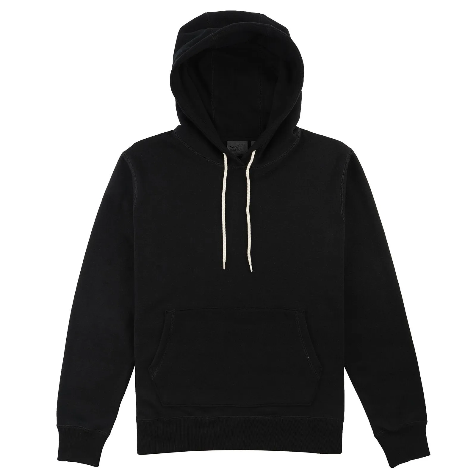 Naked and Famous- Pullover Hoodie- Black