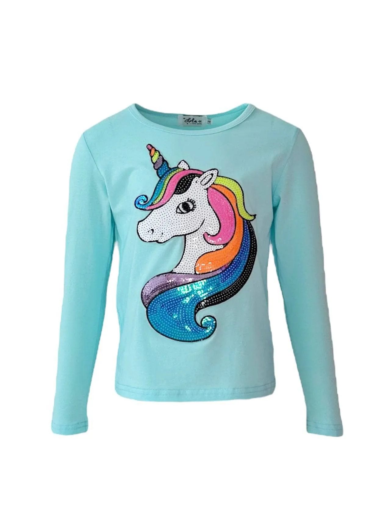 Neon Rainbow Unicorn Long Sleeve