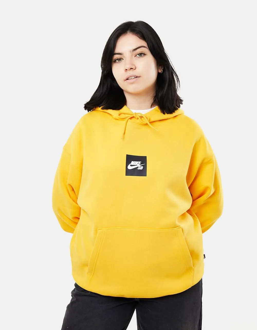 Nike SB Box Logo Pullover Hoodie - University Gold