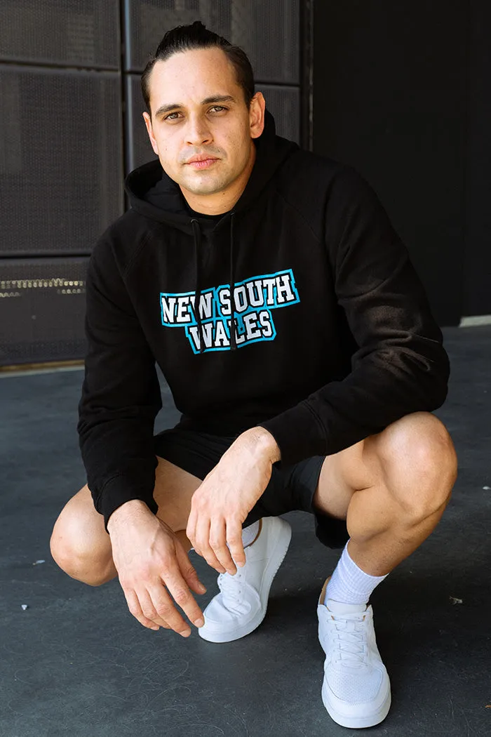 NSW Tribute Black Premium Cotton Blend Unisex Hoodie